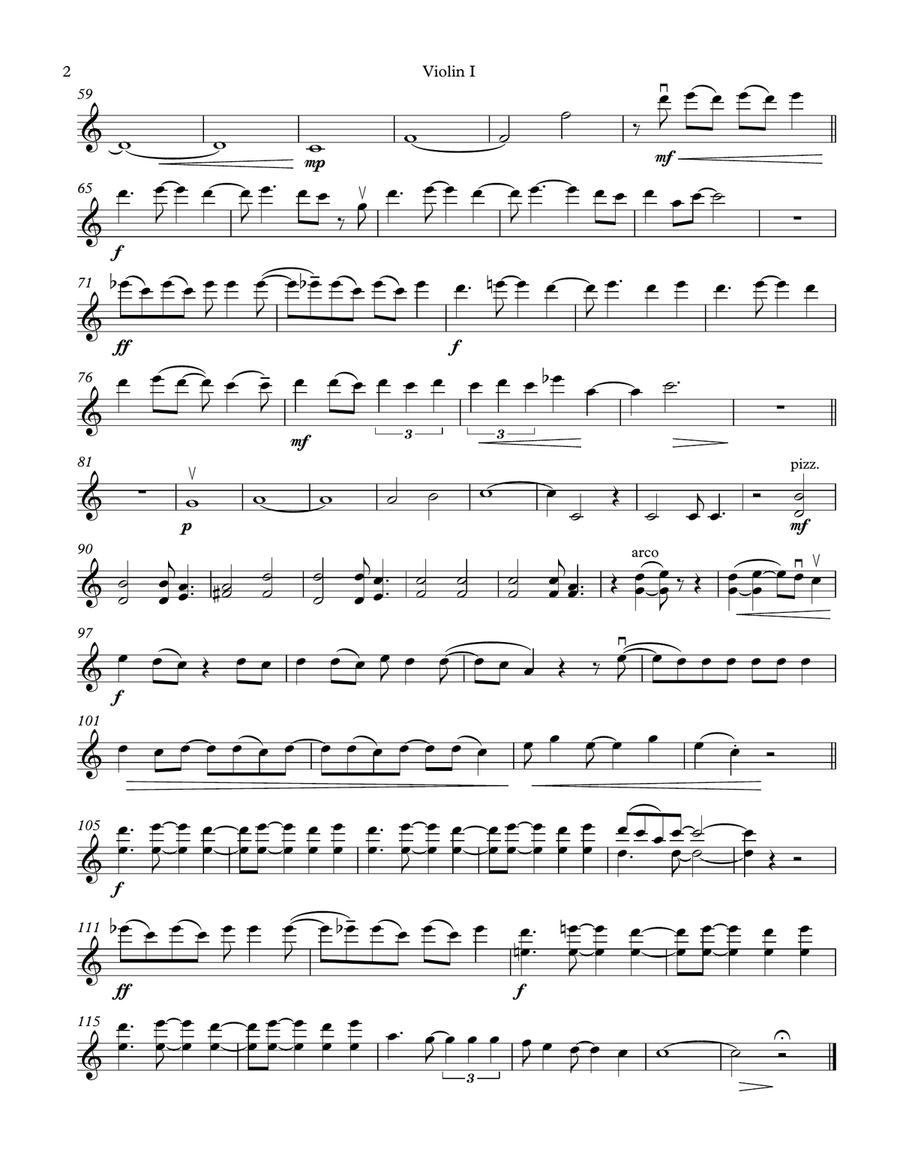 Drops Of Jupiter (Tell Me) String Quartet scores gallery preview page 2
