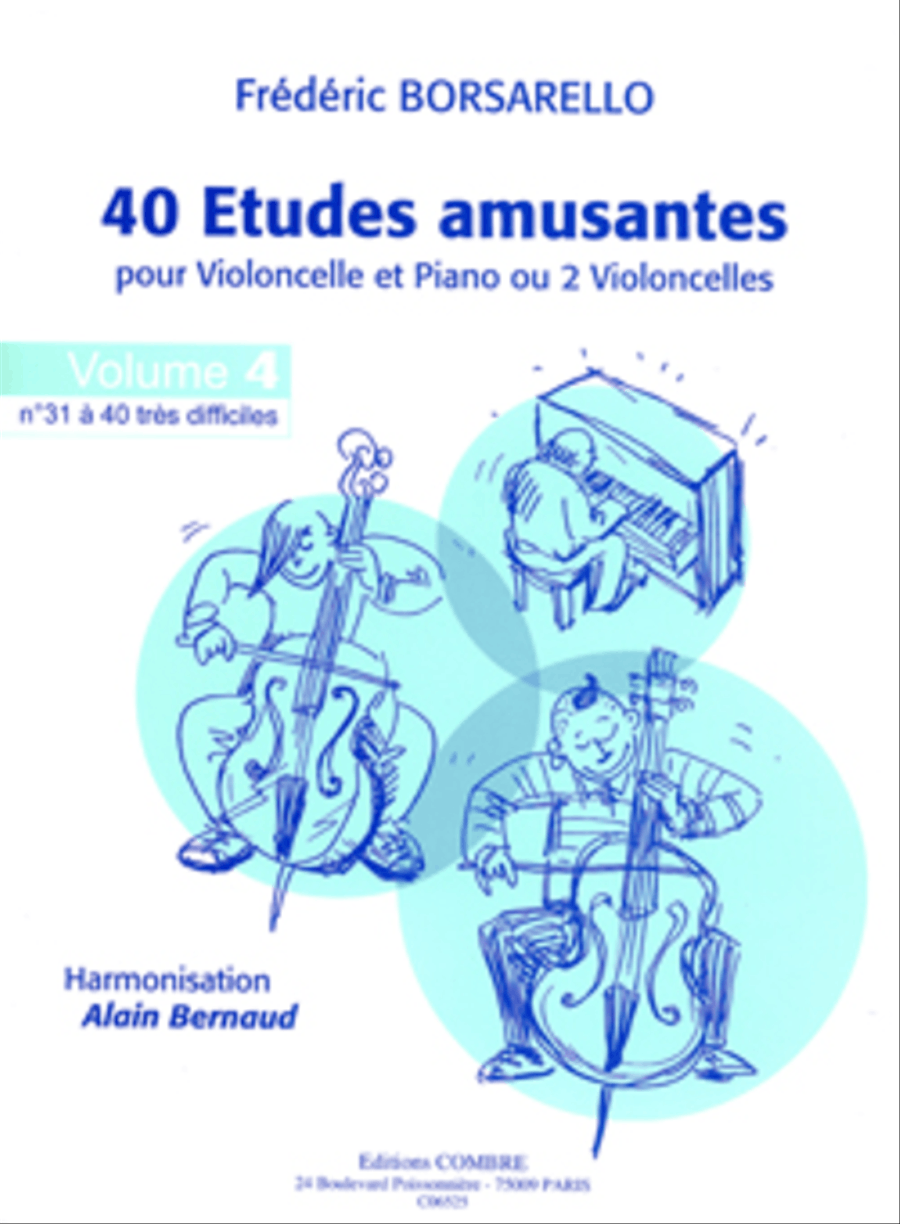 Etudes amusantes (40) - Volume 4 (31 a 40) Piano Accompaniment scores gallery preview page 1