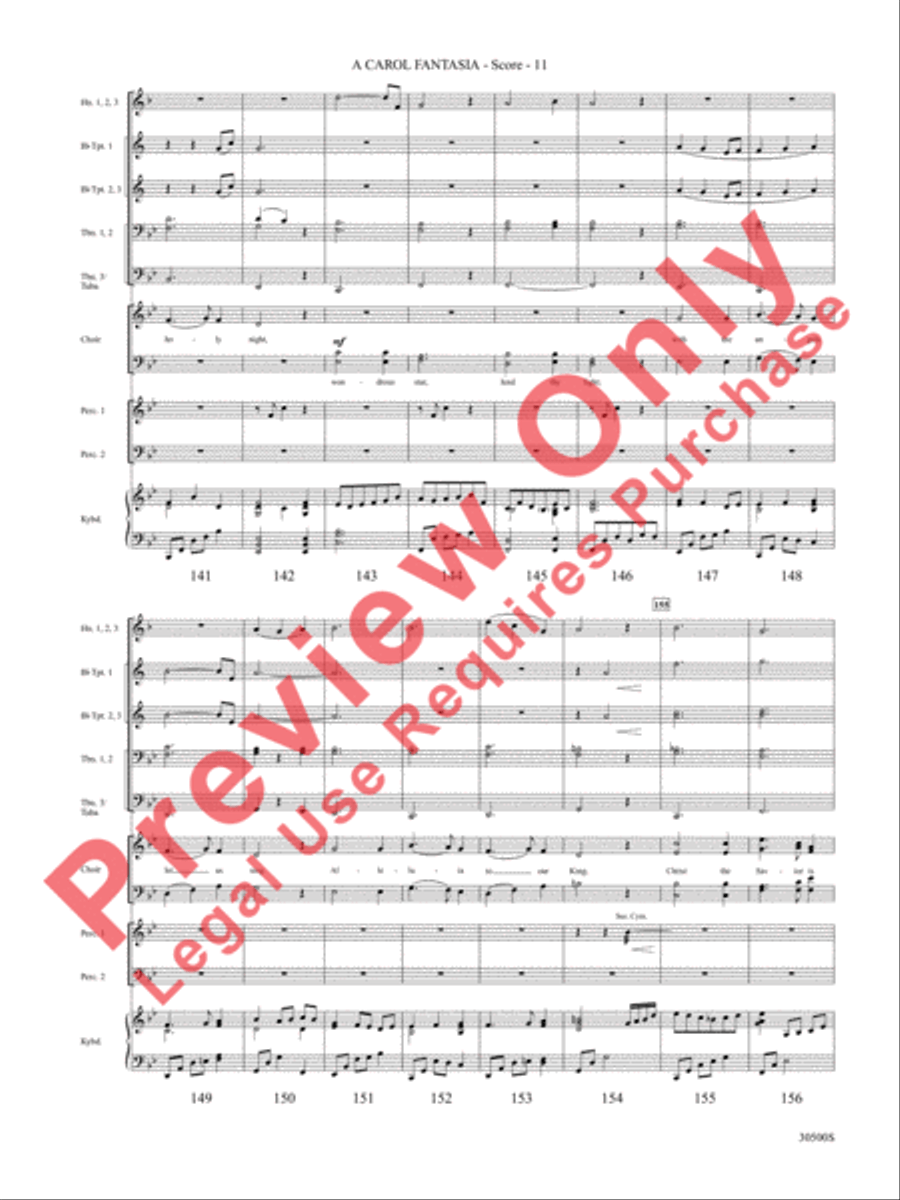 A Carol Fantasia A Carol Fantasia Choir scores gallery preview page 12