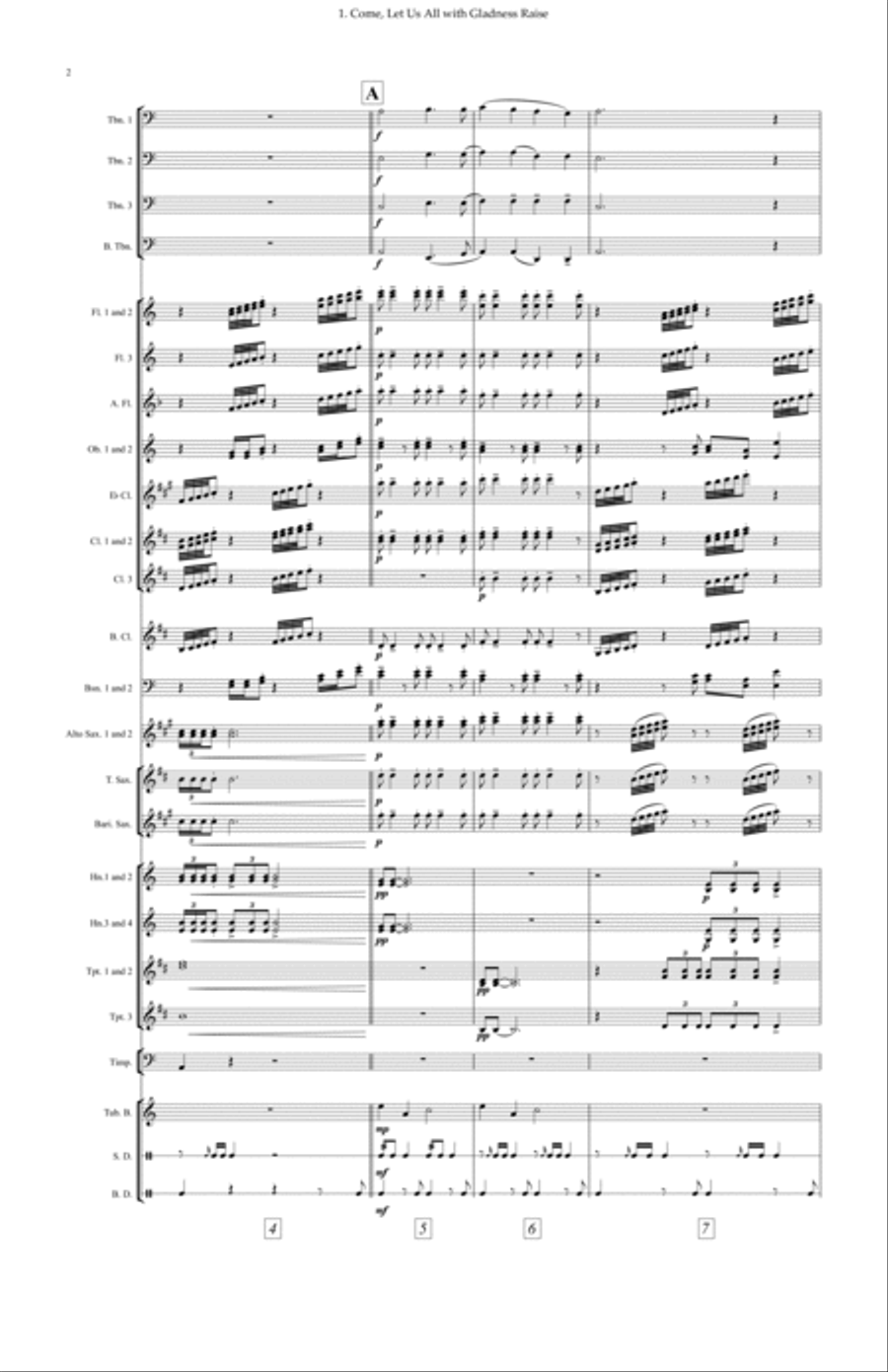 The Brethren's Voice Concert Band scores gallery preview page 4