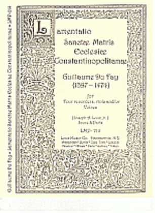 Lamentatio Sanctae Matris Ecclesiae Constantinopolitanae
