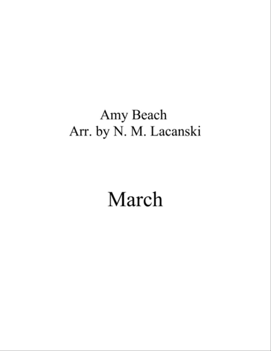 March March String Trio scores gallery preview page 1