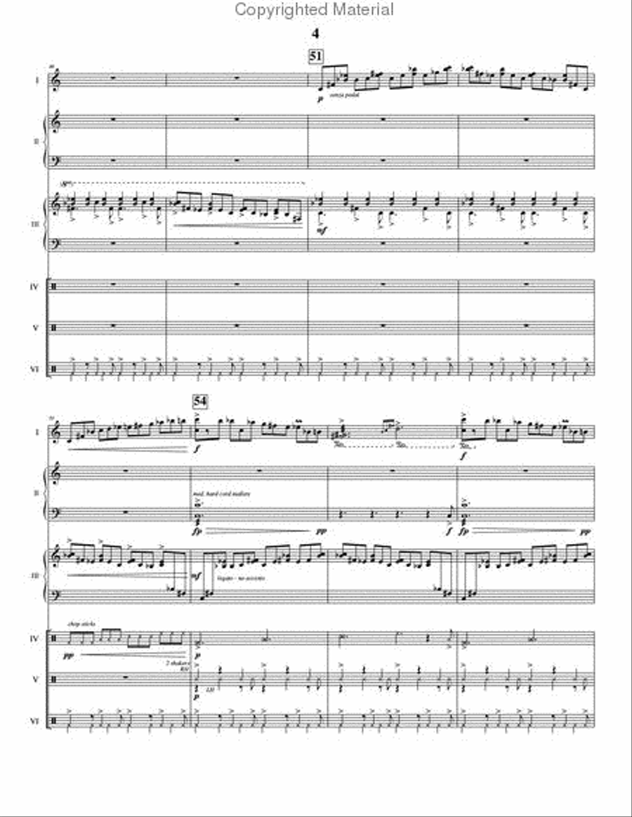 Aquanautic Voyage Percussion Ensemble scores gallery preview page 5
