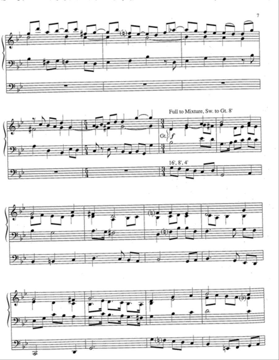 If You But Trust in God to Guide You Organ scores gallery preview page 3