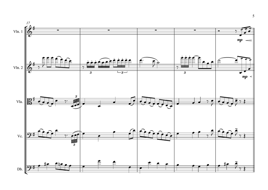 Spanish National Anthem for String Orchestra String Orchestra scores gallery preview page 5