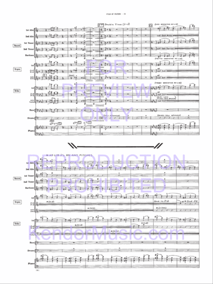 Film At Eleven Film At Eleven Jazz Ensemble scores gallery preview page 16
