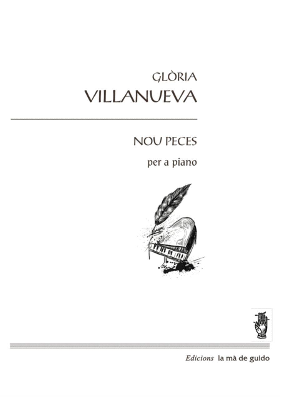 Nou peces per a piano Piano Solo scores gallery preview page 1