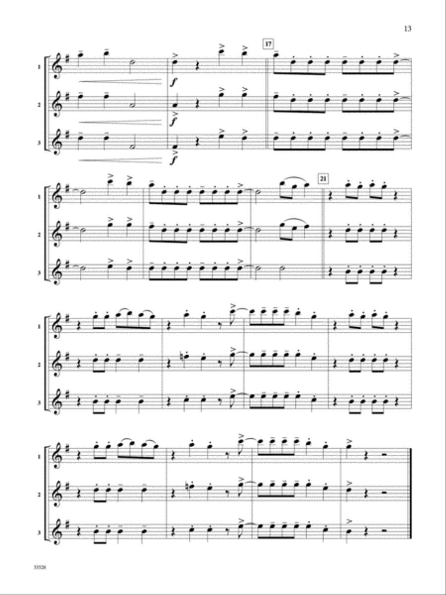 Movie Trios for All Small Ensemble scores gallery preview page 14