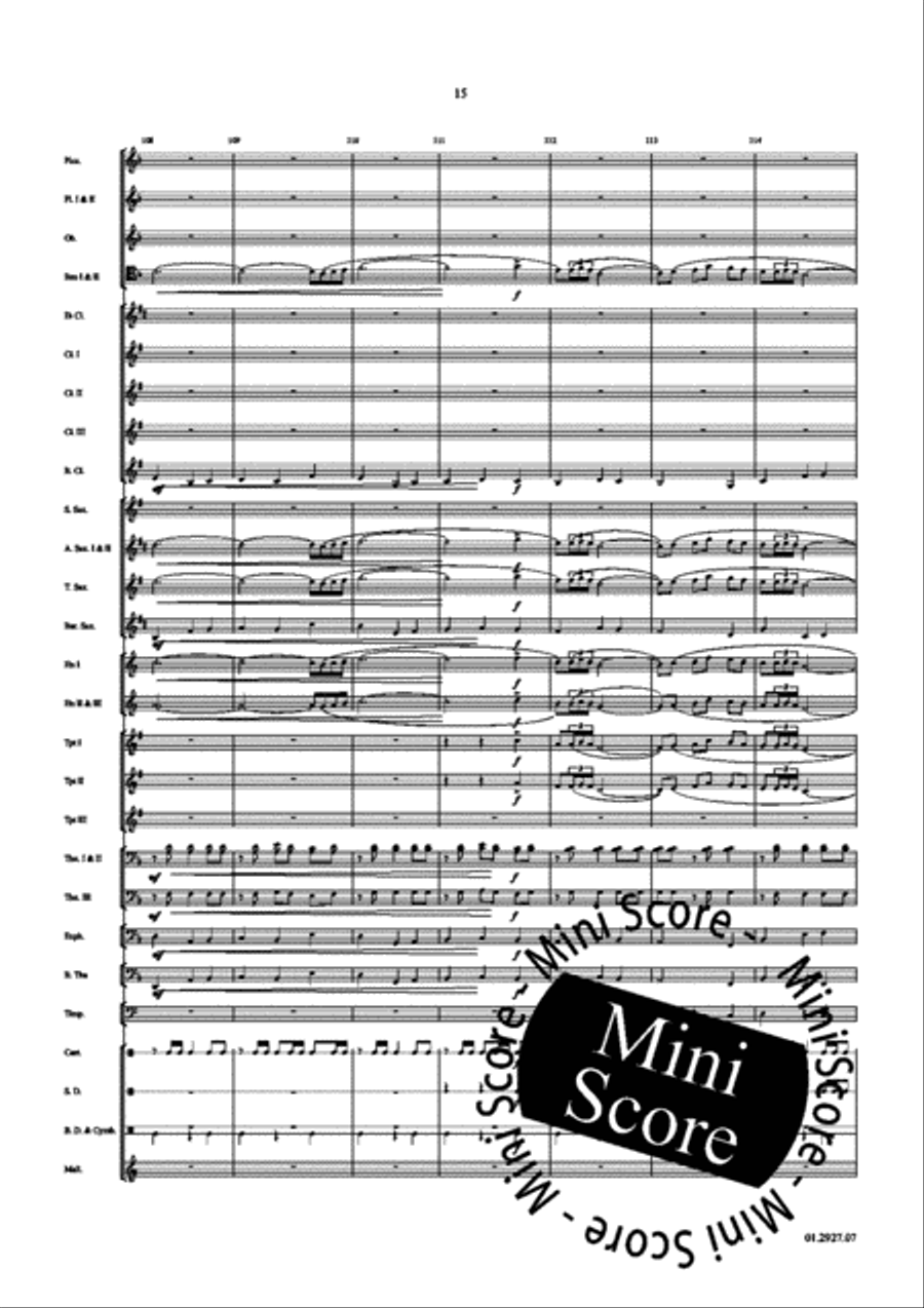 Paso Quebrado Concert Band scores gallery preview page 19