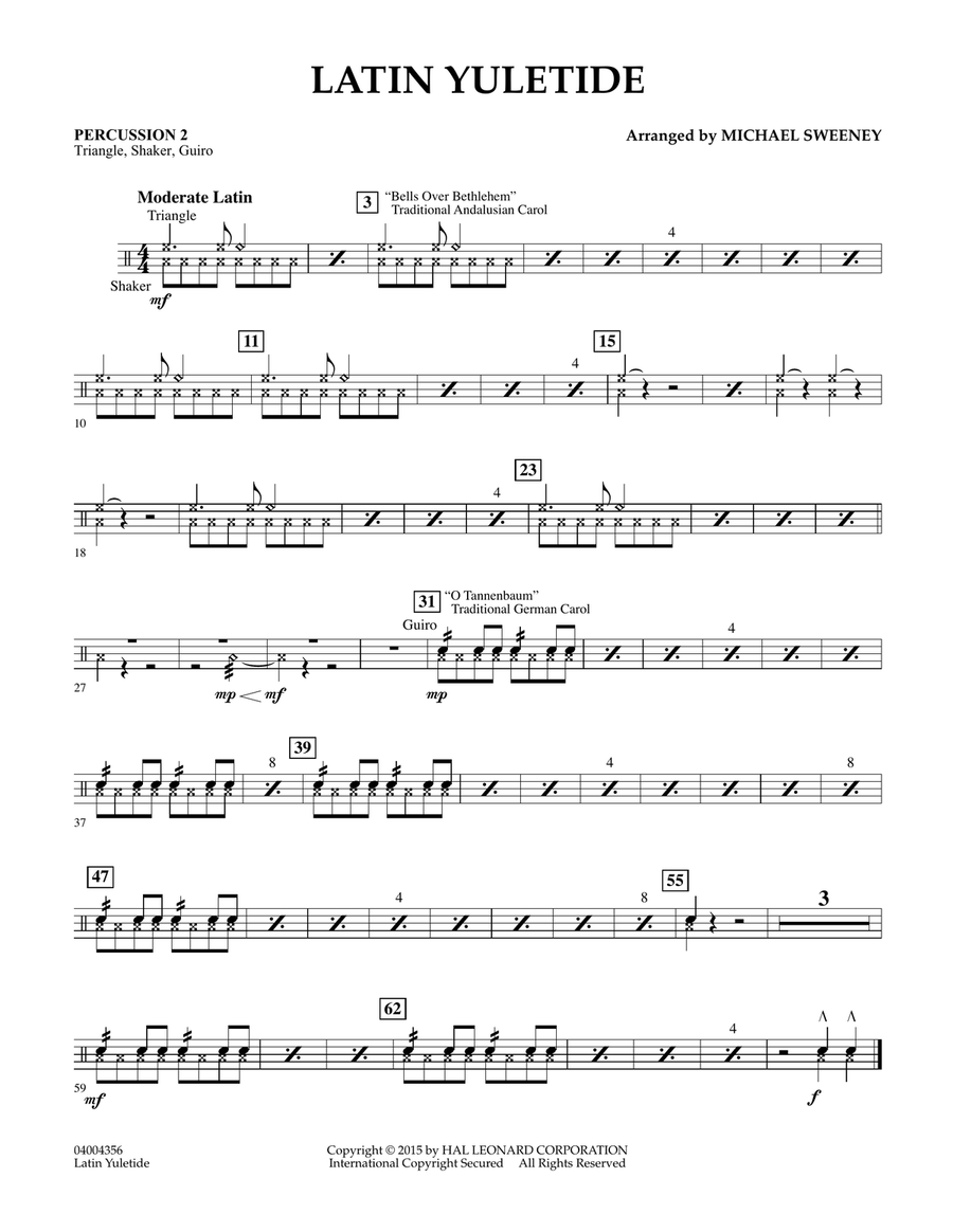 Latin Yuletide - Percussion 2
