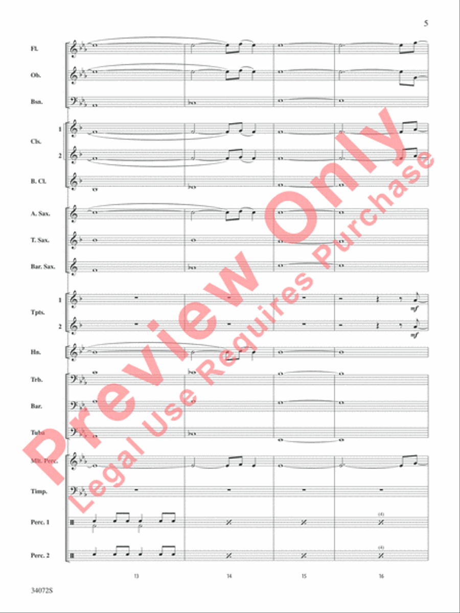 1, 2, 3, 4 1, 2, 3, 4 Concert Band scores gallery preview page 6