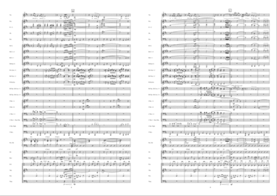 New York, New York Concert Band scores gallery preview page 3