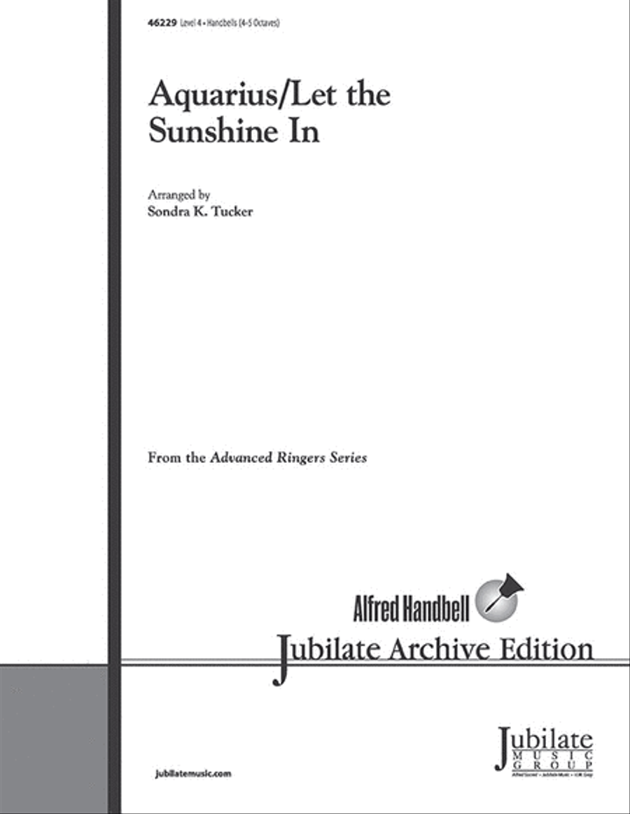 Aquarius/Let the Sunshine In (from Hair) Handbell Choir scores gallery preview page 1