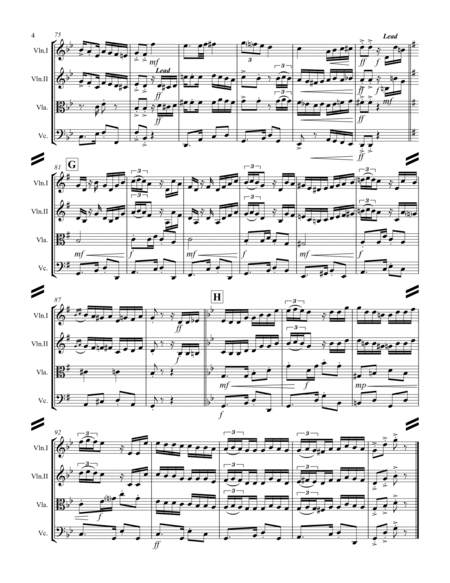 El Choclo (Tango) (for String Quartet) image number null