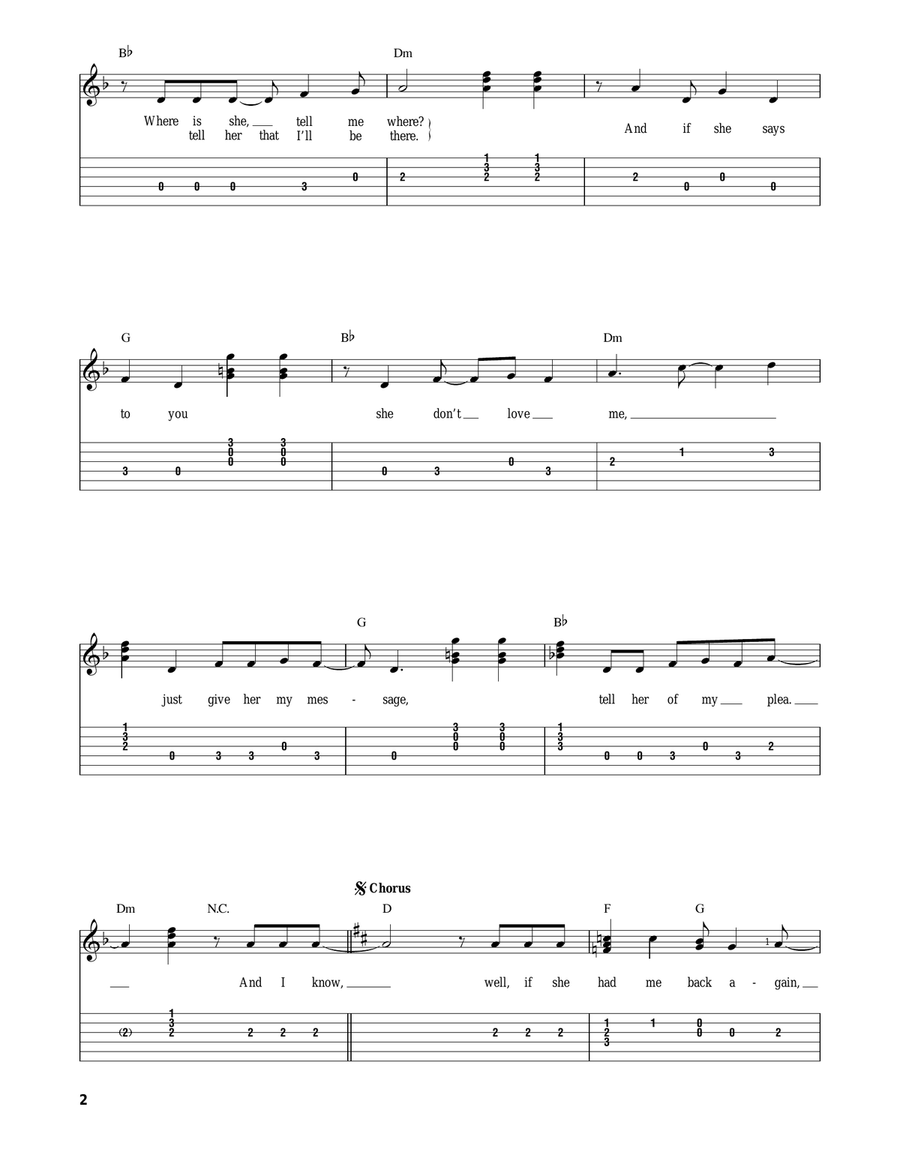 Heart Full Of Soul Heart Full Of Soul Acoustic Guitar scores gallery preview page 2