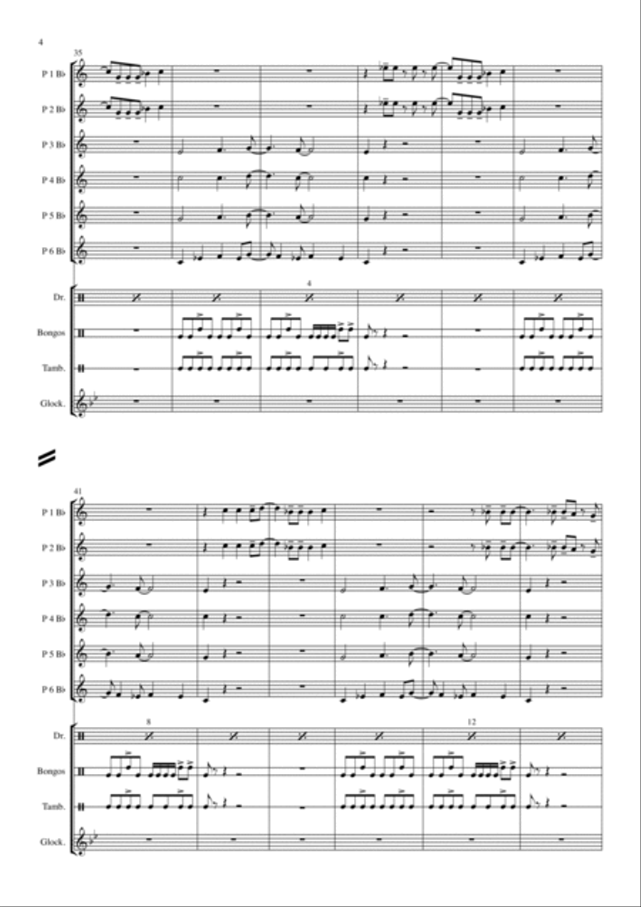 Happy Concert Band scores gallery preview page 4