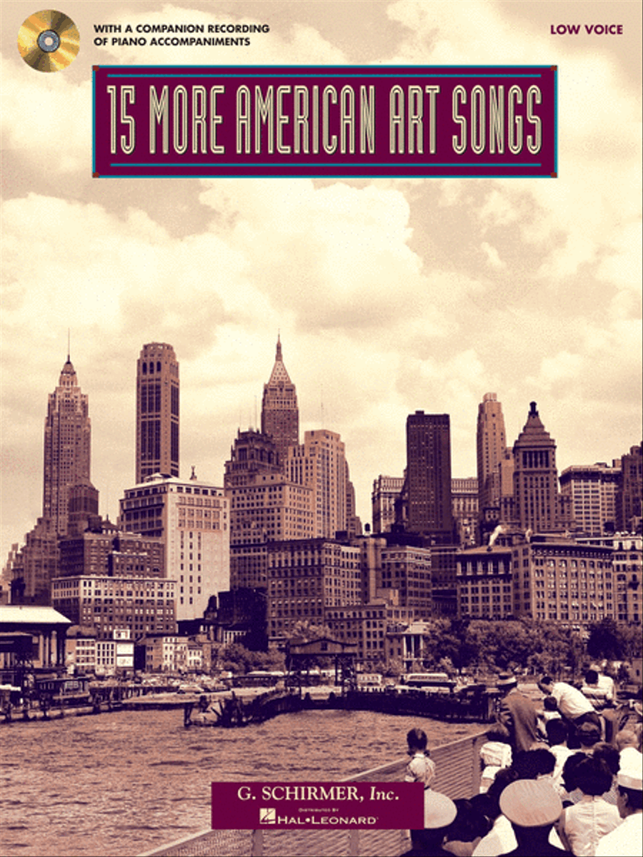 15 More American Art Songs Low Voice scores gallery preview page 1