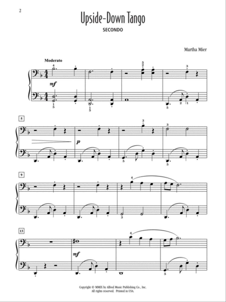 Upside-Down Tango Small Ensemble scores gallery preview page 2