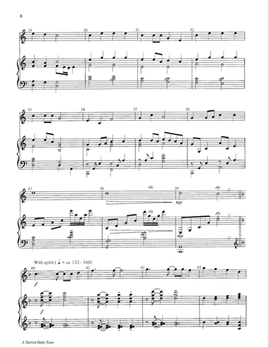 A Sacred Harp Tune A Sacred Harp Tune Harp scores gallery preview page 4