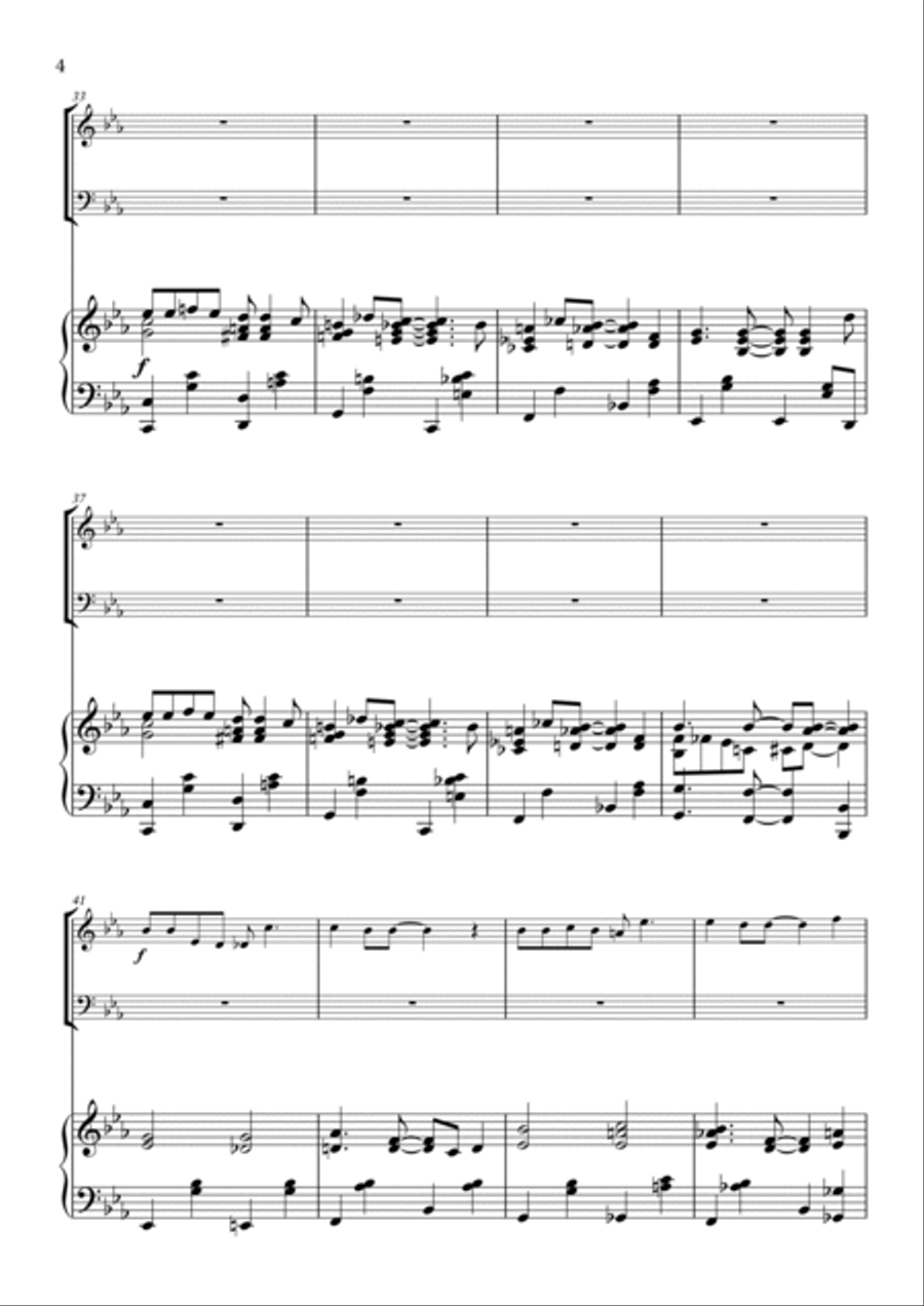 You Took Advantage Of Me Piano Trio scores gallery preview page 4