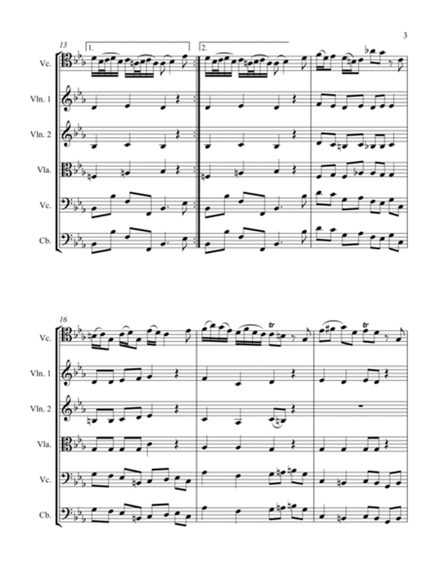 Sonata for Cello RV39 Movement I