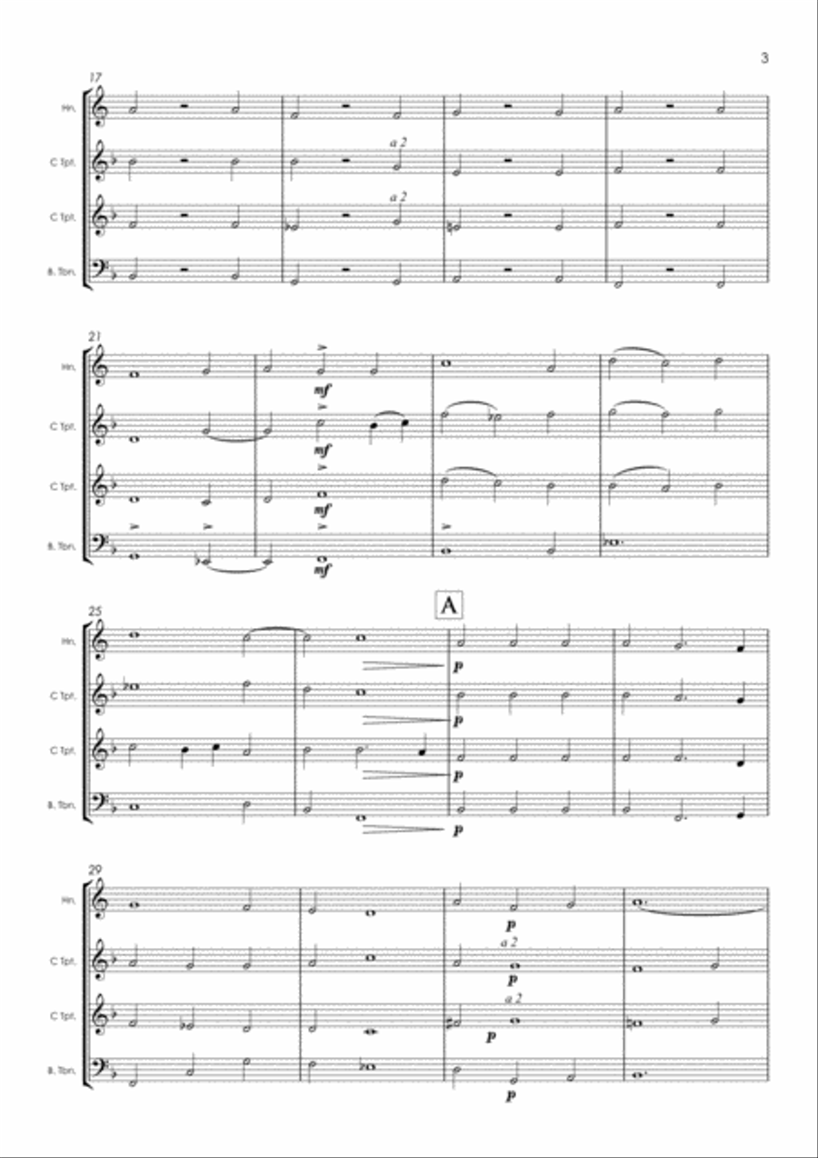 The Christmas Story Brass Ensemble scores gallery preview page 3