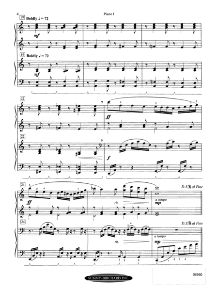 Enchanted Isle - Piano Quartet (2 Pianos, 8 Hands)