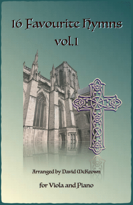 Book cover for 16 Favourite Hymns Vol.1 for Viola and Piano