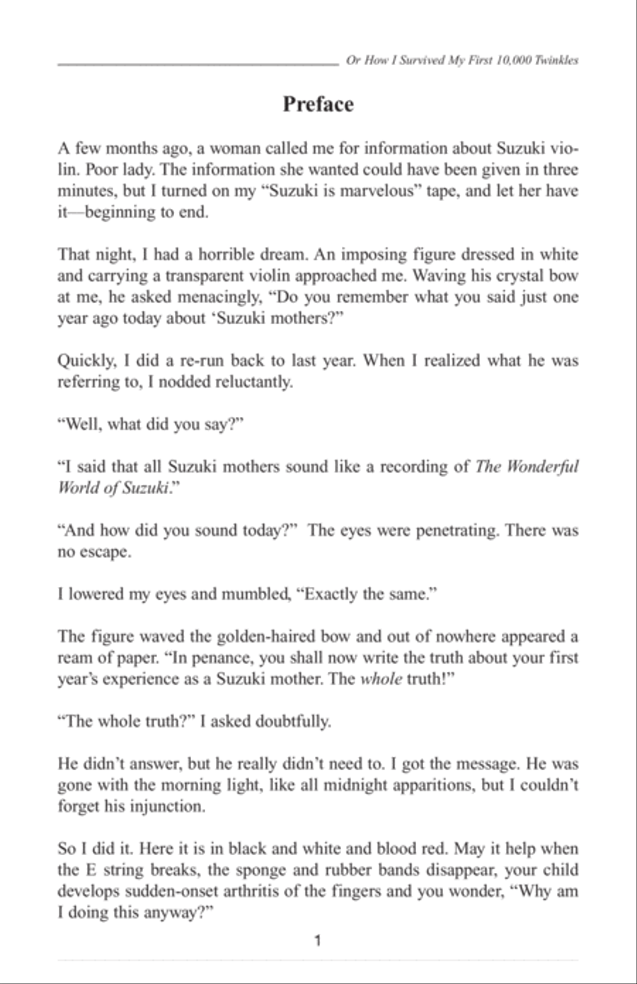A Suzuki Parent's Diary, or How I Survived My First 10,000 Twinkles Collection / Songbook scores gallery preview page 7