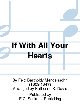 Book cover for Elijah: If With All Your Hearts