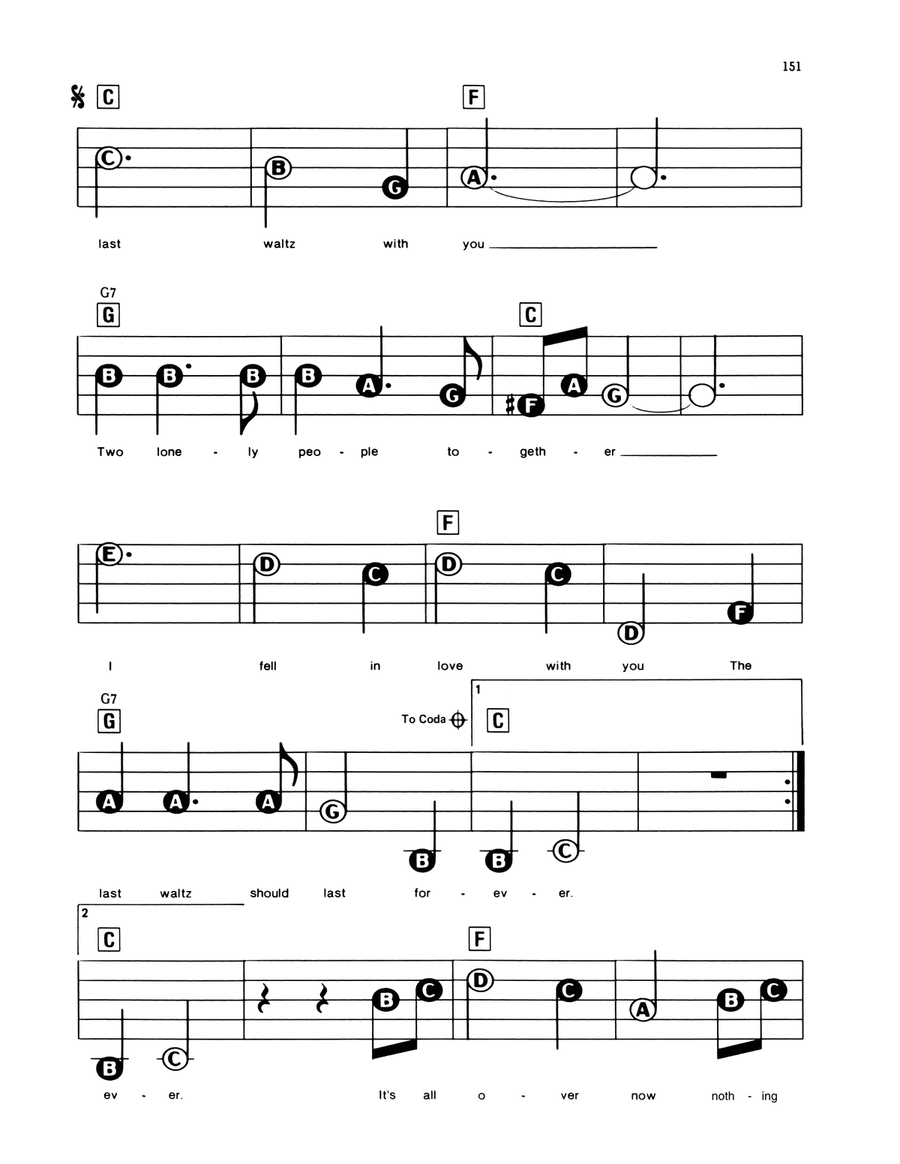The Last Waltz Electronic Keyboard scores gallery preview page 2