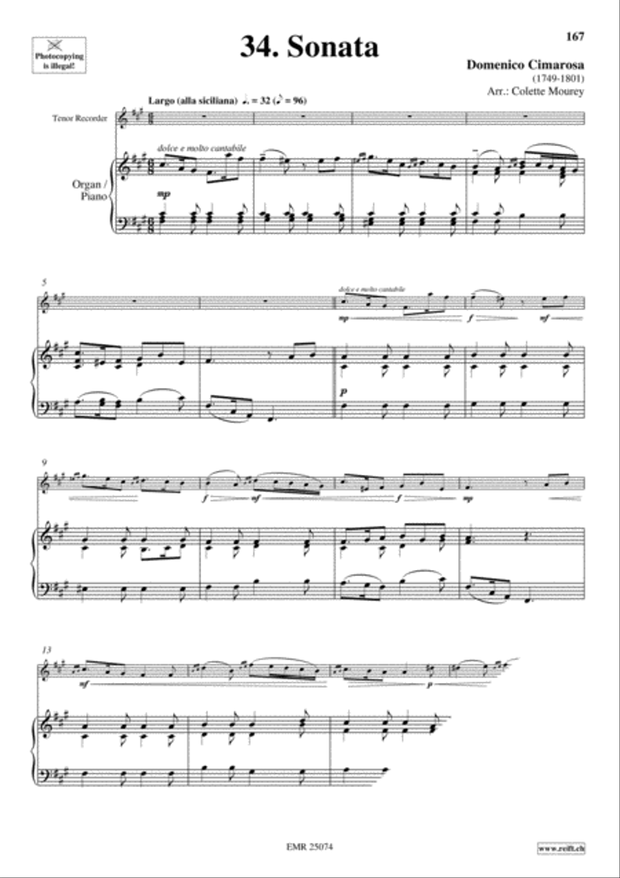 40 Greatest Classic Hits Vol. 4 Tenor Recorder scores gallery preview page 6