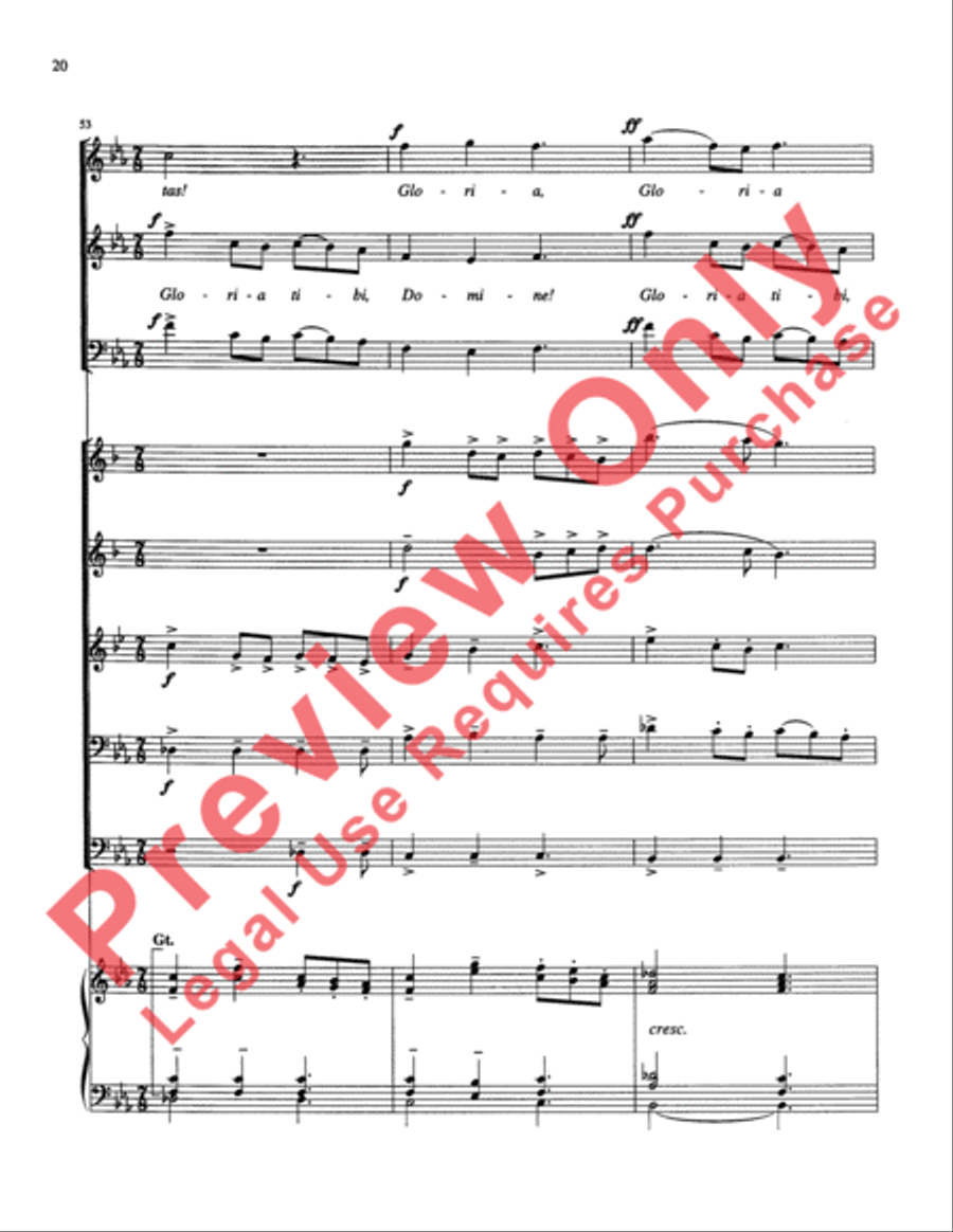 Make We Joy Now Choir scores gallery preview page 20
