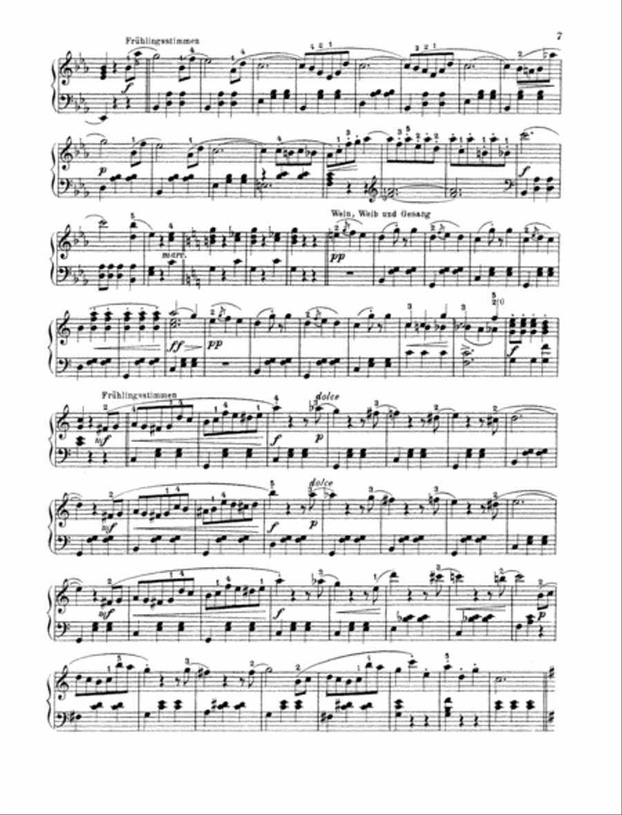 Strauß-Walzer Piano Solo scores gallery preview page 6
