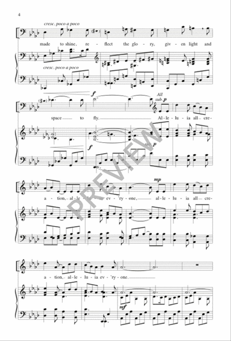 Sing a Happy Alleluia 3-Part scores gallery preview page 5