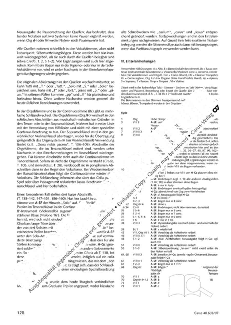 Grosse Orgelsolomesse in Es 4-Part scores gallery preview page 141