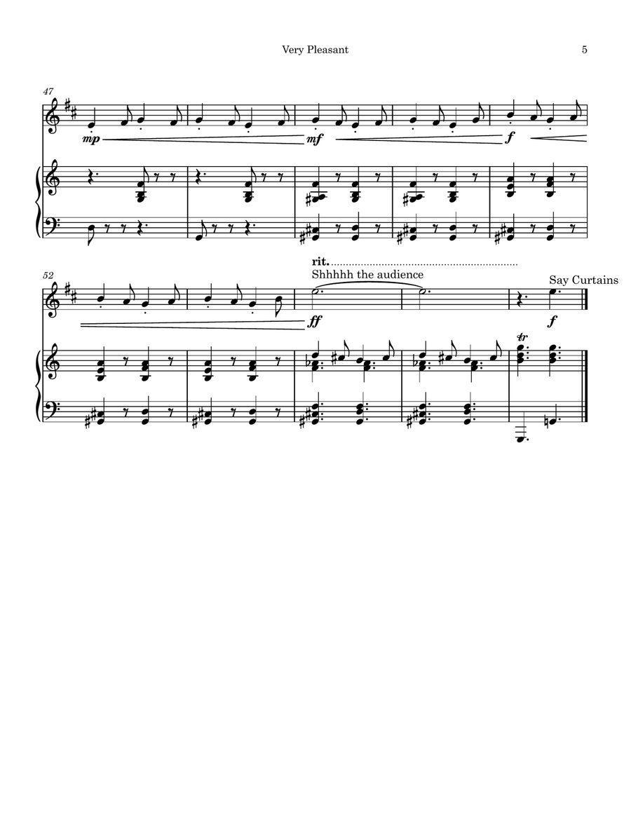 Memories Two Movements (Very Pleasant and Rather Sad) B-Flat Trumpet scores gallery preview page 5