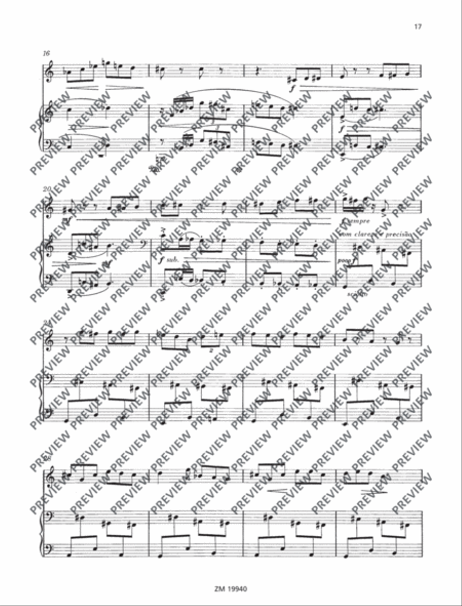 Suite Piano Accompaniment scores gallery preview page 18