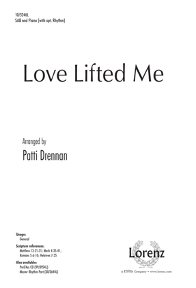 Book cover for Love Lifted Me