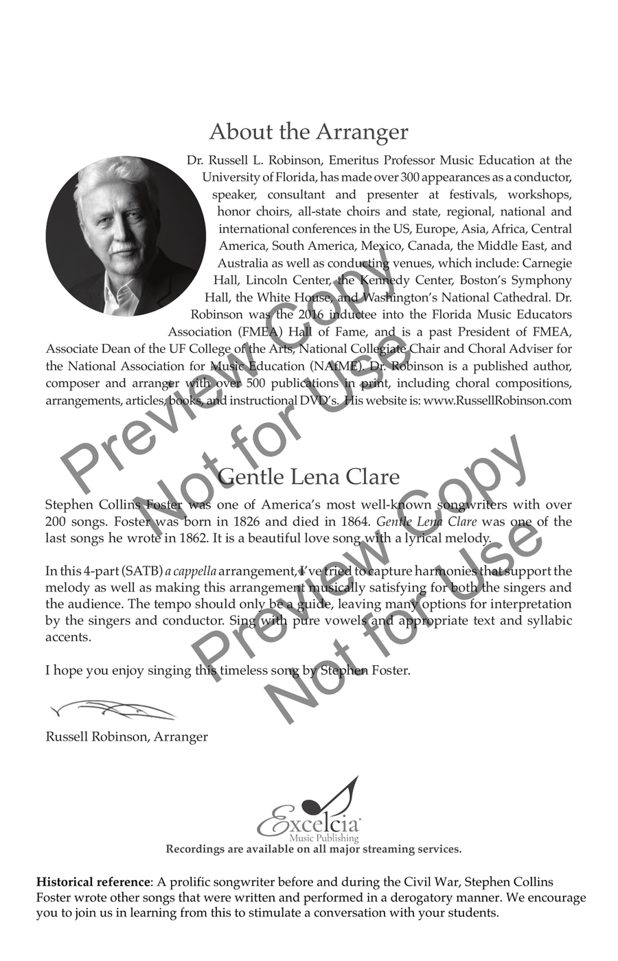 Gentle Lena Clare SATB Gentle Lena Clare SATB 4-Part scores gallery preview page 3