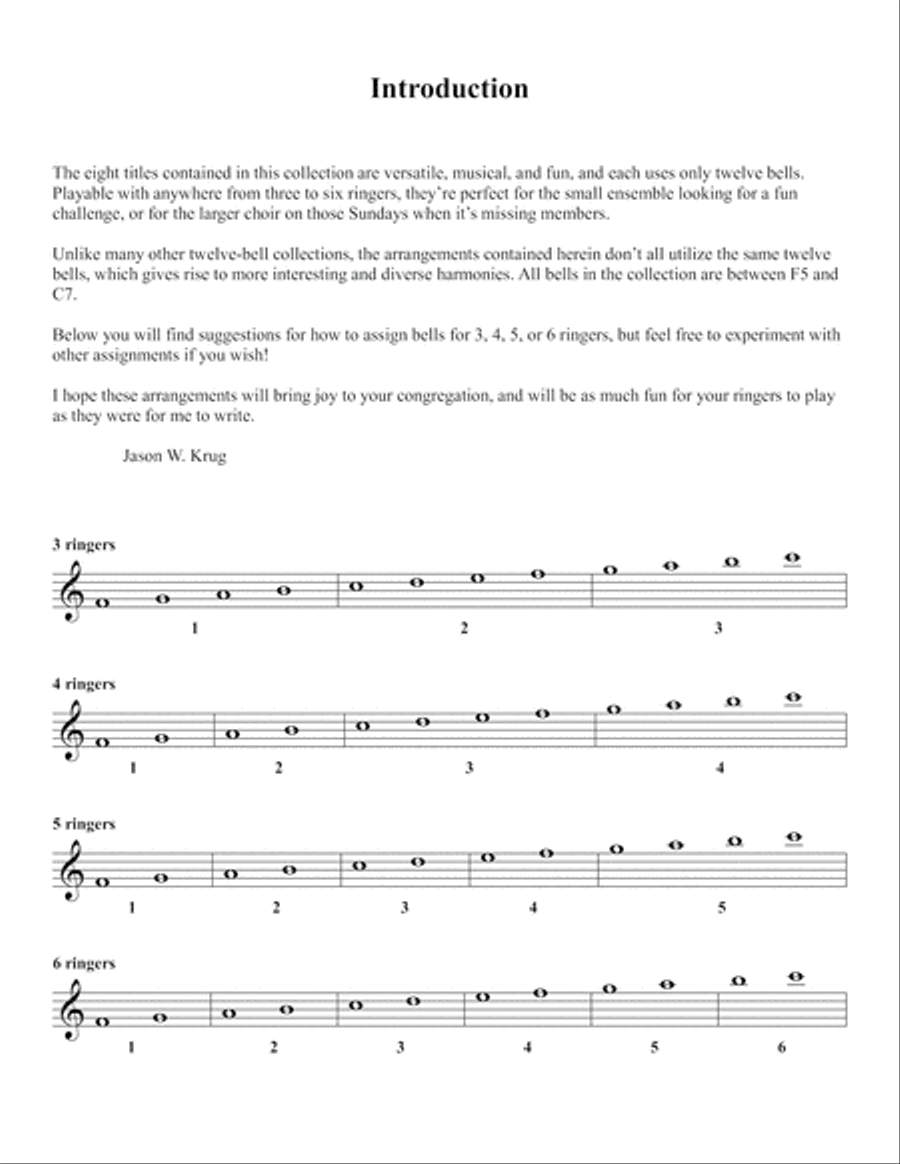 Small But Mighty Vol 1 for 12 Bells Handbell Choir scores gallery preview page 2