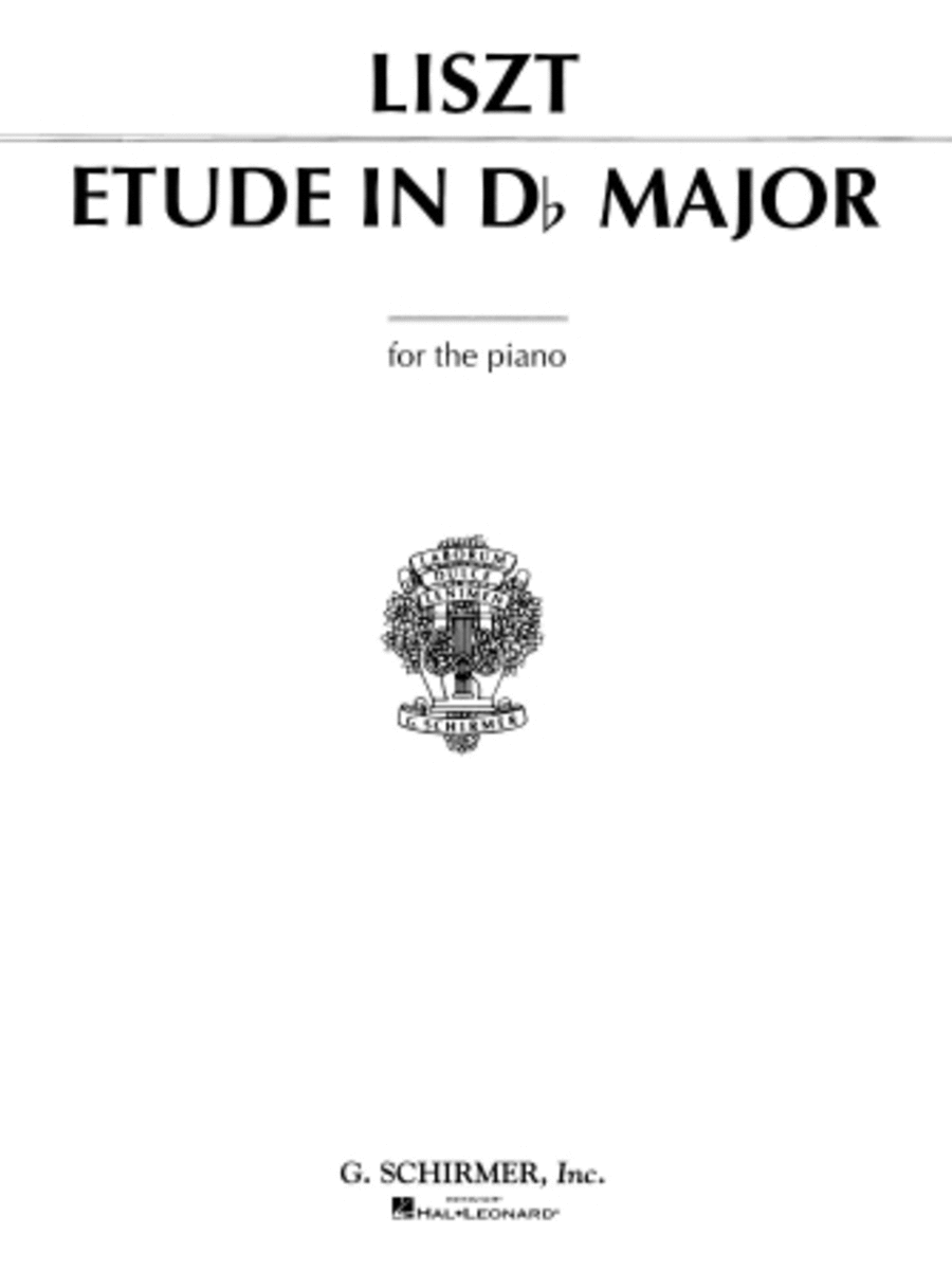 Franz Liszt : Etude in Db Major (Un Sospiro)