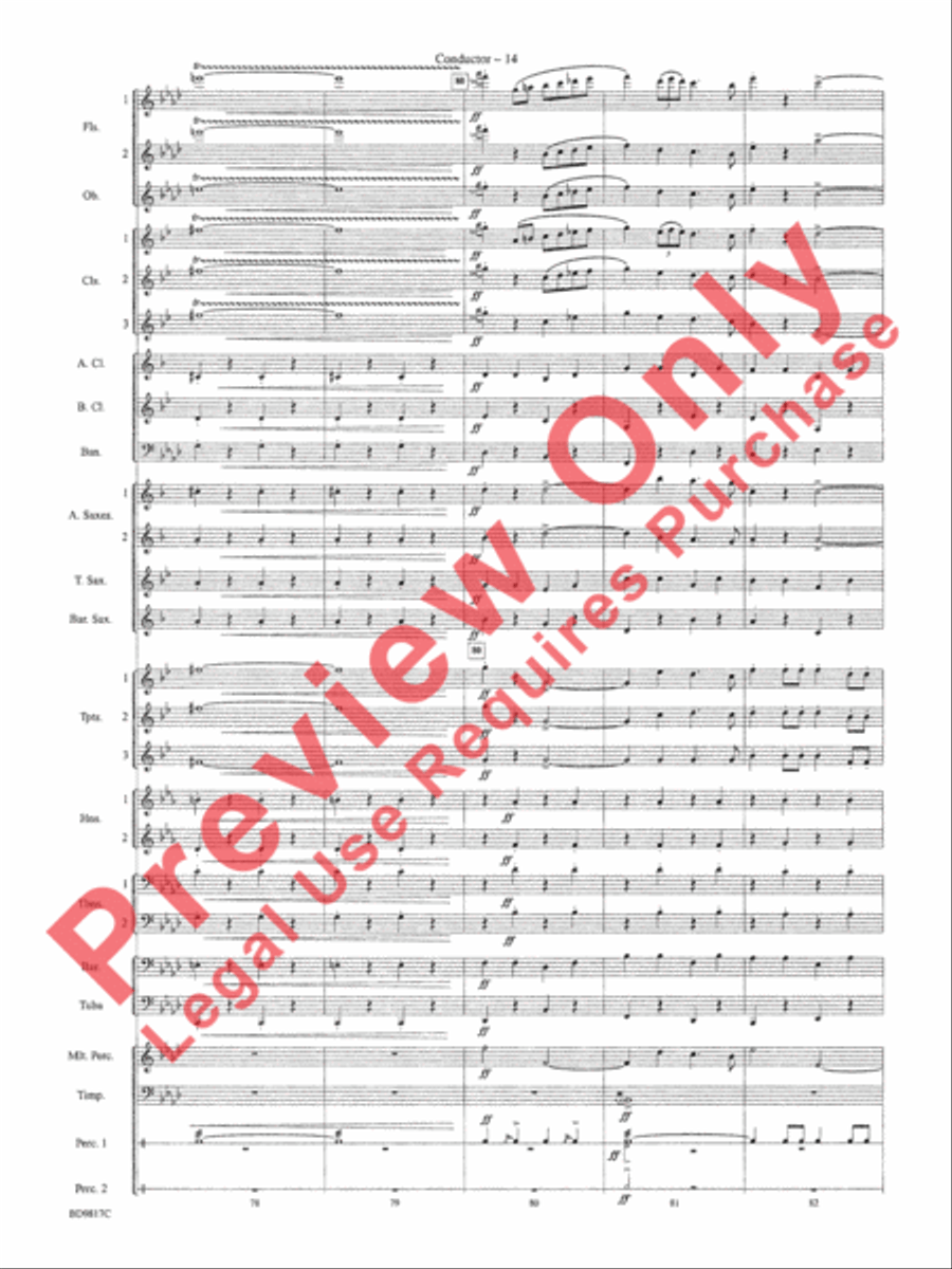 National Emblem Concert Band scores gallery preview page 17