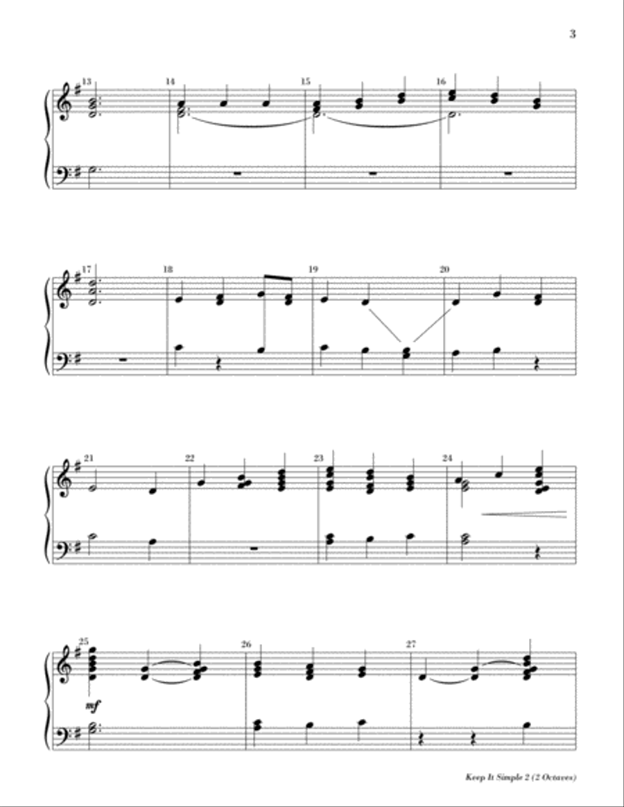 Keep It Simple 2 3-Octaves scores gallery preview page 5