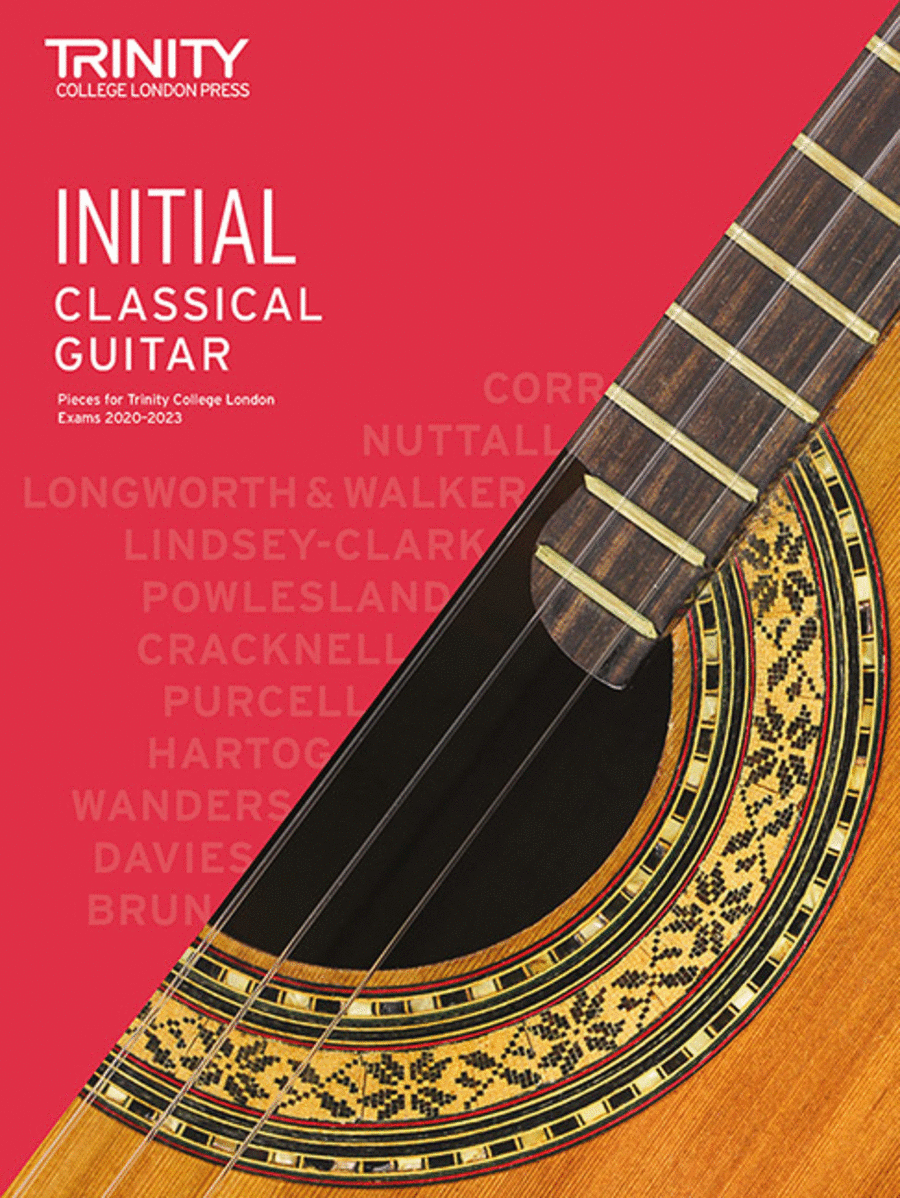 Classical Guitar Exam Pieces 2020-2023: Initial Acoustic Guitar scores gallery preview page 1