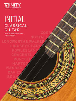 Book cover for Classical Guitar Exam Pieces 2020-2023: Initial