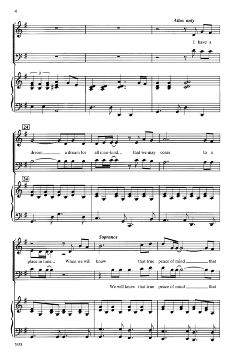 I Have a Dream 3-Part scores gallery preview page 11