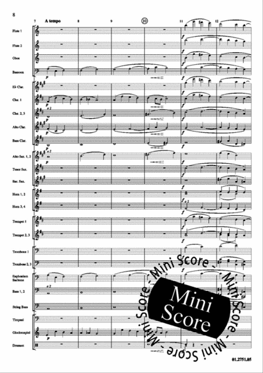 Five Little Chorals Five Little Chorals Concert Band scores gallery preview page 12