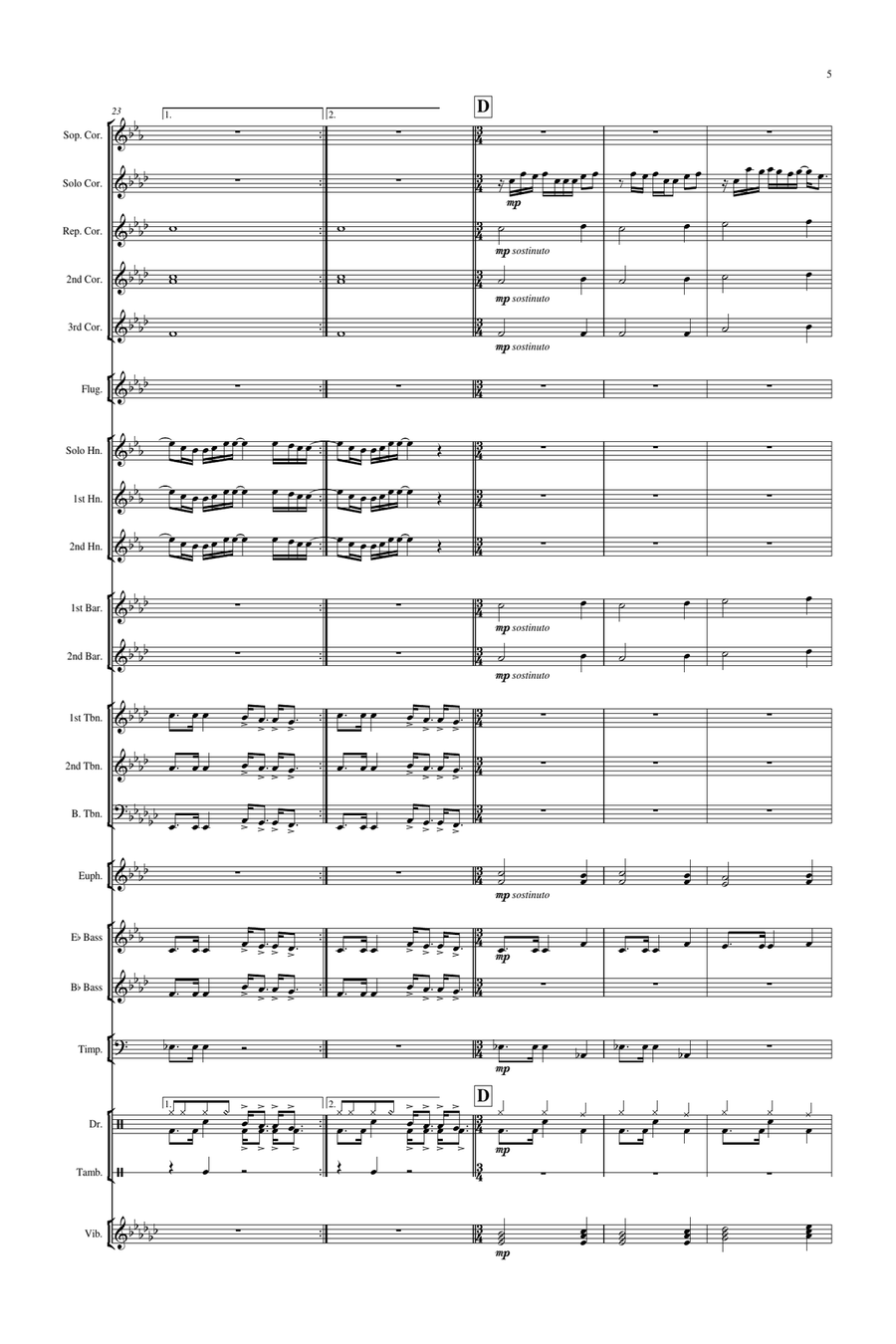 Take Me To Church Brass Ensemble scores gallery preview page 6