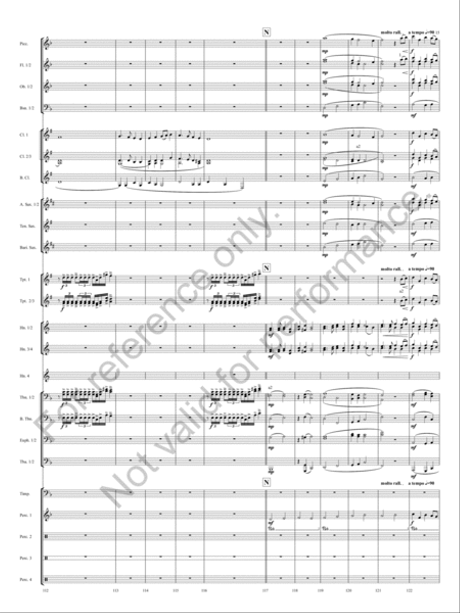 Reflections Reflections Concert Band scores gallery preview page 18